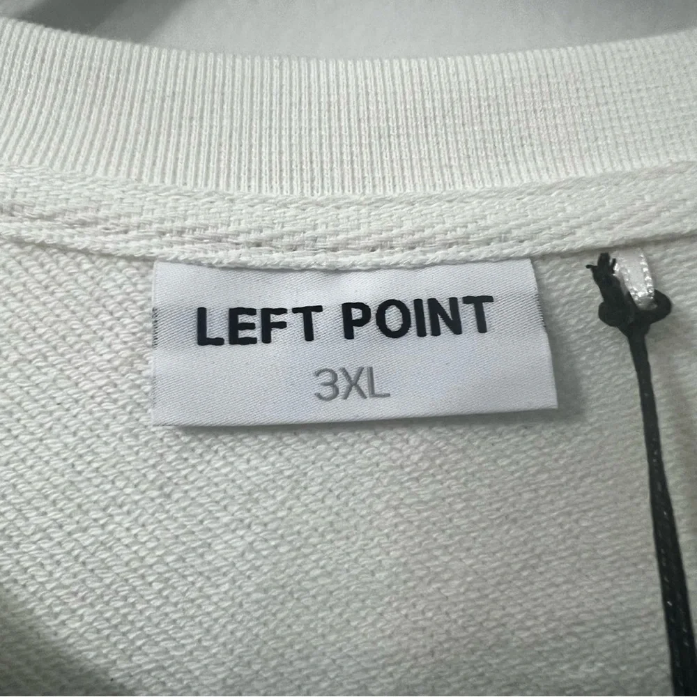 Left Point Sweatshirt Money Sneakers Graffiti Rhinestones Y2K 90s Streetwear 3XL
